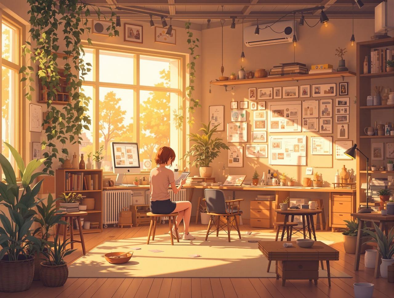 黄果短剧品牌故事 - 温暖的创作工作室